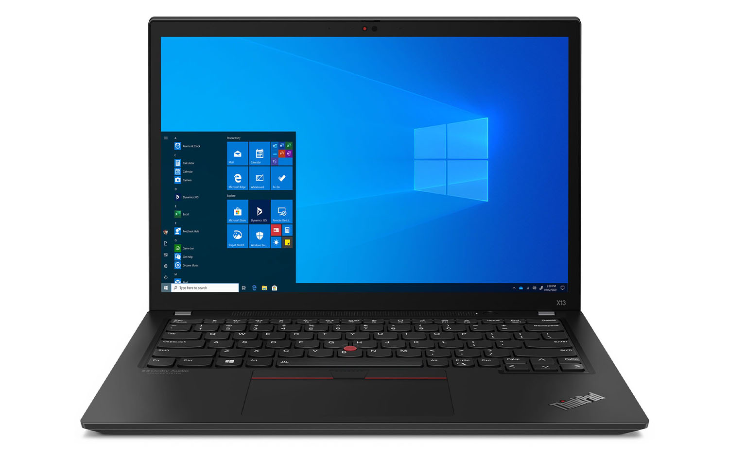 Lenovo ThinkPad X13 G1 Intel Core i7-10th Gen 8GB RAM 256GB SSD Microsoft Windows 10 Pro Touchscreen