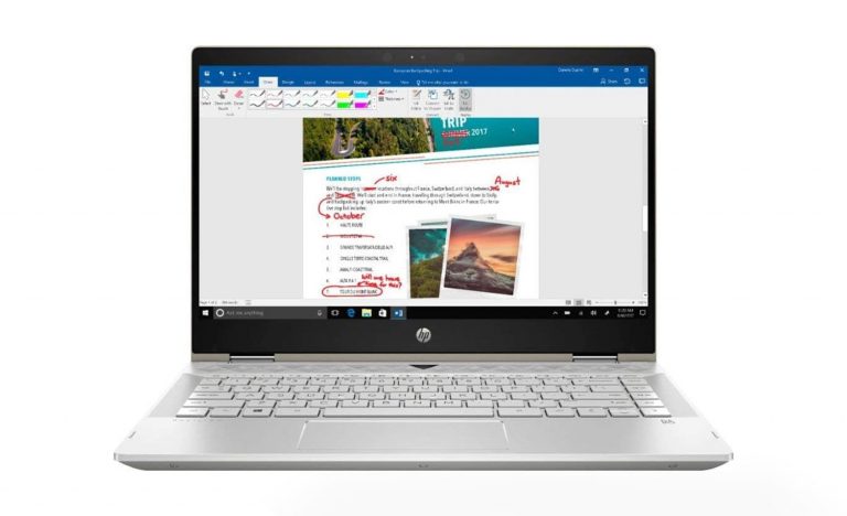 HP Pavilion x360 14-cd2053cl 14-inches Intel Core i5-10th Gen 8GB RAM 256GB SSD Microsoft Windows 10 Pro Touchscreen